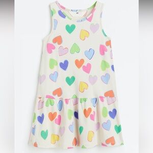 H&M Colorful Heart Print Dress